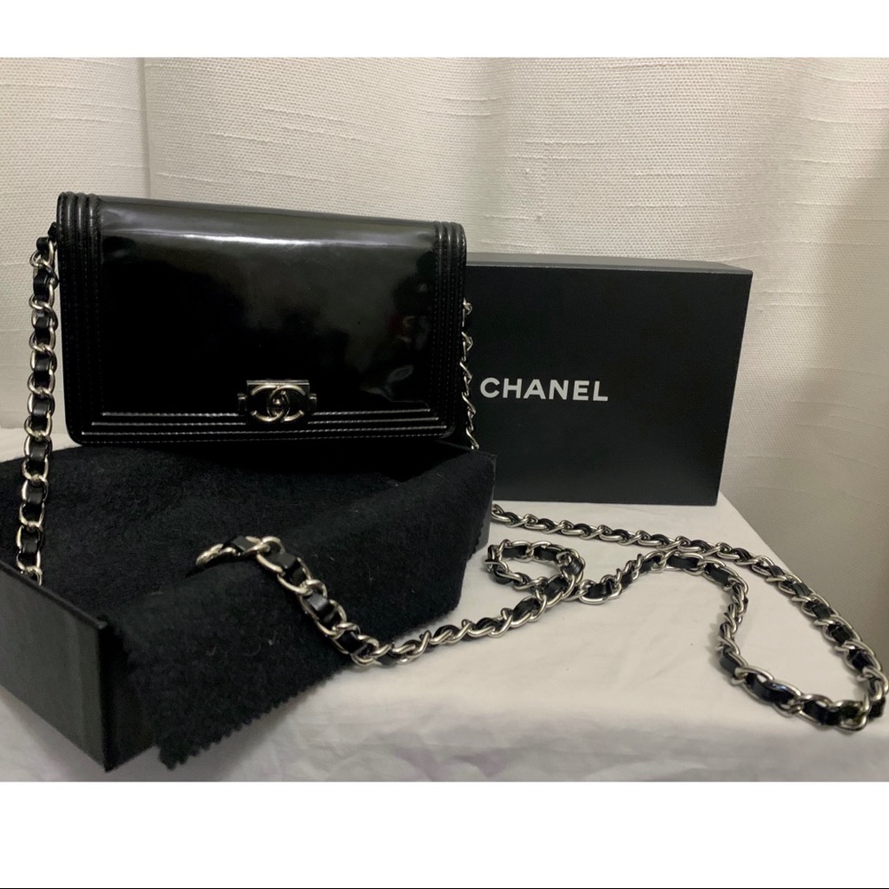 Chanel Boy Long Wallet On Chain